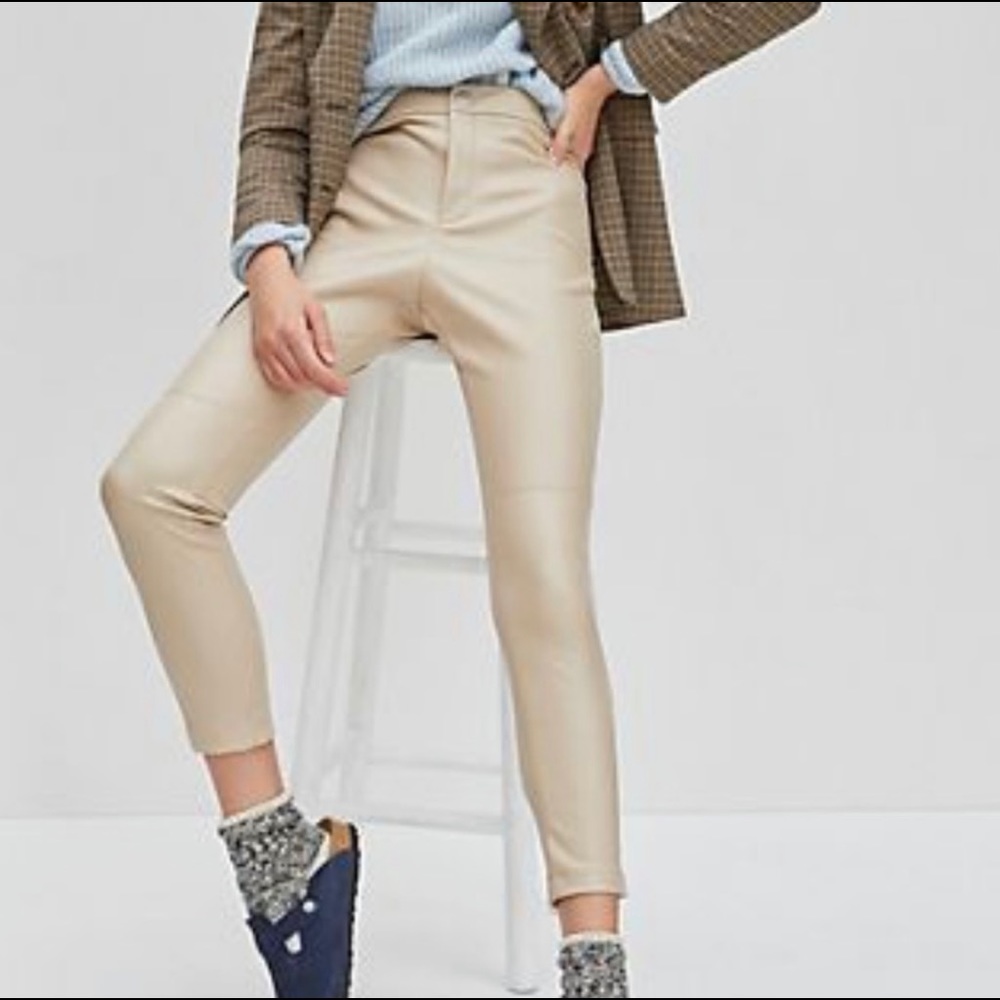 Anthropology Alex Les Filles Faux leather pants
